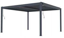 G21 Austin Premium 4x4 m bioklimatikus pergola, antracit alumínium (BP-G21-4X4M-ALU) - allegro