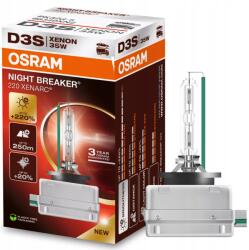 OSRAM Xenon Night Breaker Xenarc D3S 220% +250M +20% Világosabb fény