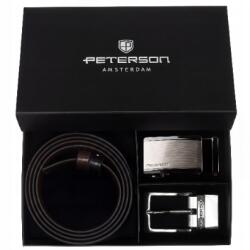 Peterson Öv férfi bőr nadrághoz 4in1 ajándék szett kétoldalas Peterson (PTN KL-B020S001-95D)