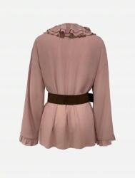 Shein rózsaszín fodros ing S06 mfy M