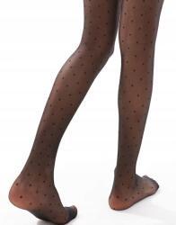  Asos Design Fekete Pöttyös Harisnyanadrág NJ5 zuo 3/4