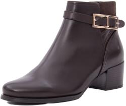 Regarde le Ciel Botine dama din piele naturala, Regarde le Ciel JOLENE 39 7321 CASTAGNO CHOCOLATE, maro ciocolatiu