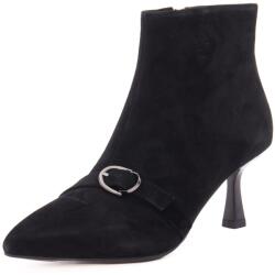 Epica Botine dama din piele intoarsa, Karisma 324A584-38B-12 01-I, negru