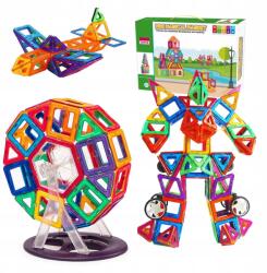 Click4toys Oktató Mágneses Építőkocka Szett 76 Db-os Mágneses 3D Építőpanel (3348)