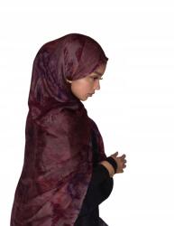 Shein Lila Mintás sál S07 tfm