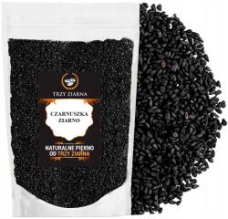 Trzy Ziarna Feketeszezám Gabona 200g Fekete kömény természetes friss mag Trzy ziarna (NASIONA CZARNUSZKI 200g)