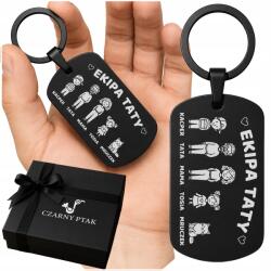 Gartees Apa Csapat Kulcstartó Apák Napja Személyre Szabott Ajándék Apának (BRELOK_METALOWY_11)