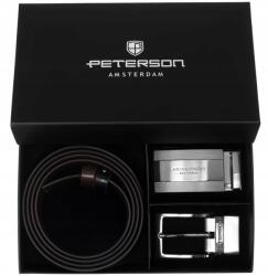 Peterson Öv férfi valódi bőr nadrághoz cserélhető csat Peterson (PTN KL-B007S001-125D)