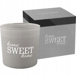 BISPOL Home Sweet Home gyertya üvegben, 300g, égési idő 40 óra (sn100m-316)
