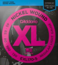 D'addario XL Nickel EXL170-5 (45-130) 5oldalas húrok (EXL-170/5)