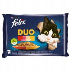 FELIX Duo Karma macskák számára, vidéki ízek zselében, 340 g (4 x 85 g) (7613039757932)