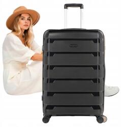 Kadva Utazó bőrönd Kadva Cayes 113l 77x51x31 cm Nagy Kerekes Kemény Poggyász (KDV-B4B101-BK)