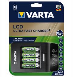 VARTA 4 x Aa 2100mAh Ultra gyors töltő Varta 12V Ultra Fast Char adapter (57685101441)