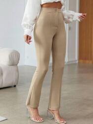 Eurmuse bézs magas derekú nadrág PK01 barna, XL