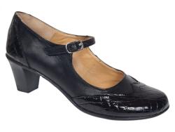 Ciucaleti Marimea 35, 39 Pantofi dama eleganti din piele naturala cu toc 6 cm - P104NLCRT6