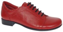 Ciucaleti Marimea 39, 40 Pantofi dama model casual din piele naturala rosu box - LP53RED