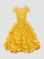 Shein Sárga Fodros Ruha S07 xek 98-104