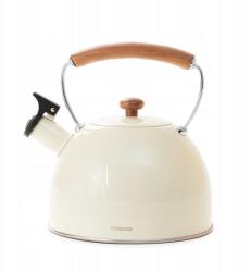 Homla Virgen krémszínű vízforraló fa fogantyúval 2, 5 l Homla (214174)