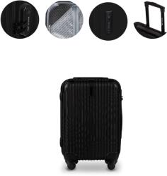 Wings kabinbőrönd Egret 38L Abs+ kemény 360 20 hüvelykes kerekek repülőgéphez (TR058-S-BLACK)