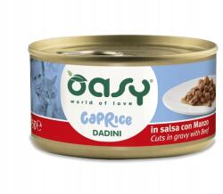 Oasy OAWCDMAL0085 Oasy Caprice csirkefalatkák marhahússal és mártásban 85g