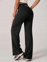 Shein Fekete Egyenes Szárú Leggings S06 uye S