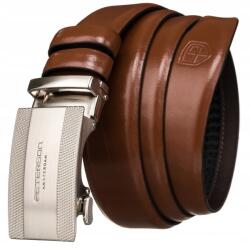 Peterson Öv férfi bőr Peterson nadrághoz automata állítható öv divatos (PTN A007-85 BROWN)