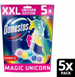Domestos Power5 WC-rúd 5x50g Magic Unicorn (DOMESTOS POWER 5 MAGIC UNICORN XXL)