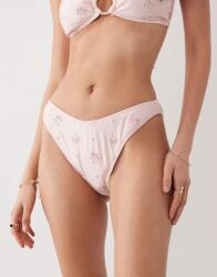 New Look Rózsaszín Bikinialsó Hímzés B25__M