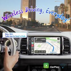 ATOTO F7 WE 7" Dupla DIN Autórádió - Vezeték Nélküli CarPlay és Android Auto, IPS HD Képernyő, Tolatókamera Bemenet, GPS Navigáció, FM/AM