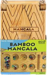 PROJECT GENIUS Joc de strategie Mancala din bambus, 2 jucatori - Travel Bamboo Mancala (EC309)