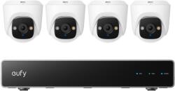 Anker Kit supraveghere video eufy Security NVR PoE E41, Rezolutie 4K, 5× Zoom, AI, Night Vision Color, 4 camere turret (E8P10321)