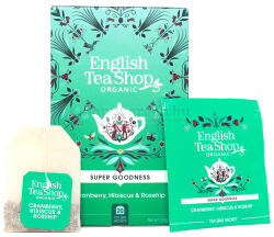 English Tea Shop ETS 20 English Tea Shop Áfonyás Hibiszkusz és Csipkebogyó Szupergyümölcs Tea