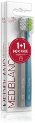 MEDIBLANC Set TB Ultra Soft Grey Blue + Ultra Soft Pink Blue Duopack periuțe de dinți