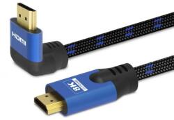 SAVIO Cablu Savio SAVIO CL-148, HDMI - HDMI, 8K@60Hz, 4K@120Hz, Full HD @240Hz, Dynamic HDR, Dolby True HD, eARC, compatibil cu Xbox, PlayStation4, PlayStation5 (Negru/Albastu) (SAVIO CL-148)