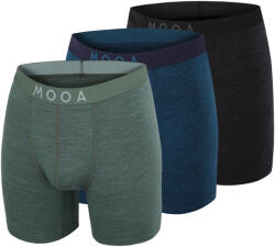 MOOA MerinoSilk 6in 3-pack férfi boxer M / kevertek