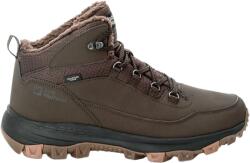 Jack Wolfskin Everquest Texapore Mid M férfi télicipő műszőrmés béléssel Cipőméret (EU): 47 / barna