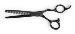 Olivia Garden Foarfeca de filat offset 6 inci 35 dinti eur SilkCut PRO Black (PRO635B)