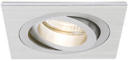 Rendl Lighting Rendl süllyesztett mennyezeti lámpa pasadena gu10 sq i szálcsiszolt alumínium r12709 (R12709)