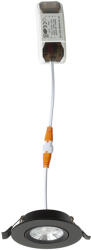 Rendl Lighting Rendl süllyesztett mennyezeti lámpa nefrit dimm fekete r14235 (R14235)