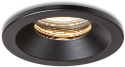 Rendl Lighting Rendl fürdőszobai süllyesztett mennyezeti lámpa bella gu10 fekete IP65 r13599 (R13599)