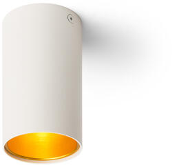 Rendl Lighting Rendl mennyezeti lámpa tuba matt fehér aranysárga r12745 (R12745)