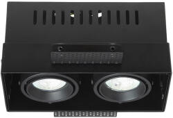 Rendl light studio süllyesztett mennyezeti lámpa electra ii gu10 fekete r14168 (R14168)
