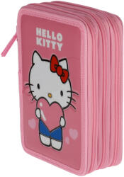 Pigna Penar neechipat 3 fermoare hello kitty roz pigna (KMHK9997) Penar