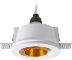 Rendl light studio Rendl süllyesztett mennyezeti lámpa daytona gipsz szálcsiszolt sárgaréz r14161 (R14161)