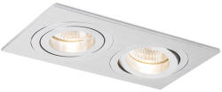 Rendl Lighting Rendl süllyesztett mennyezeti lámpa pasadena gu10 sq ii szálcsiszolt alumínium r12712 (R12712)