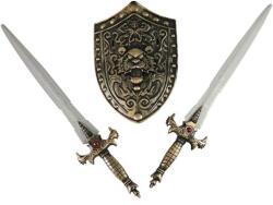 Rappa Set cavaleresc cu scut și săbii (RP251762)