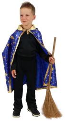 Rappa Cloak de vrăjitor cu stele pentru copii, de culoare albastră (RP206533)