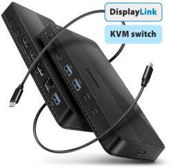 AXAGON HMC-DL-KVM 12in1 DisplayLink KVM Switch (HMC-DL-KVM) - pcx