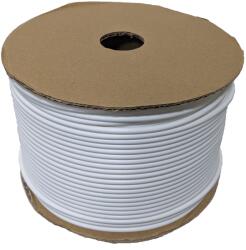 CDRmarket Tub PVC de marcare circular R25, 2, 5 mm, 100 m, alb (MWEPVCTG-10)