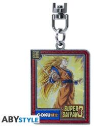 ABYstyle Dragon Ball Z - Super Saiyan 3 Goku lenculás kulcstartó